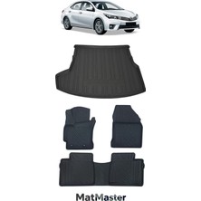 Toyota Corolla 2014 Model 5d Premium Ekstra Havuzlu Paspas ve Bagaj Havuzu Set