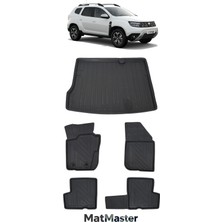 Dacia Duster 4x2 2009 Model 5d Premium Ekstra Havuzlu Paspas ve Bagaj Havuzu Set