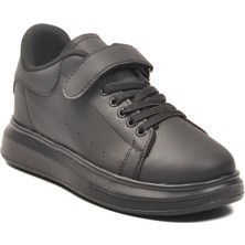 2540-K F Siyah-Siyah  Çocuk Spor Ayakkabı