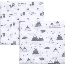 Funna Baby  Müslin Battaniye 90 x 90 cm - 2'li