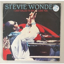Stevie Wonder I Just Called To Say I Love You 45 Lik Plak (Orijinal 1984 Dönem Baskı Plak)