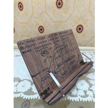 İskender Wood Ahşap Ahşap Risale-I Nur Vecizeli Kitap Kuran Okuma Rahlesi Tablet Tutucu Stand