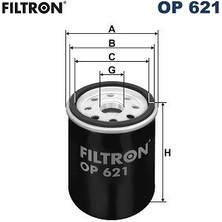 Fıltron OP621 - Yağ Filtresi Fıat Sedıcı 1.6 16V 06 Subaru Justy Iı 1.3 96 Suzukı Grand Vıtara-Ignıs-Jımny-Samur