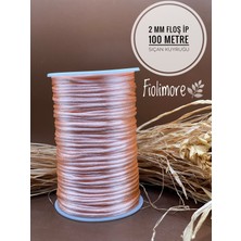 Floş Ip 2 mm (Sıçan Kuyruğu) (1 Bobin 100 Metre) Takı Aksesuar Kolye Bileklik