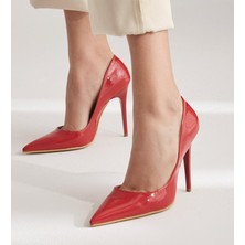 Nish N4292 Kadın Hakiki Deri Kasik Stiletto Ayakkabı