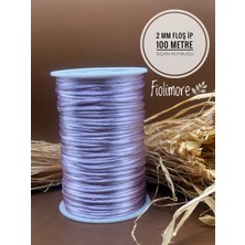 Floş Ip 2 mm (Sıçan Kuyruğu) (1 Bobin 100 Metre) Takı Aksesuar Kolye Bileklik