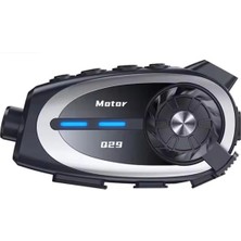 Q29 Motosiklet Kask Bluetooth Kulaklık Eşleşmeli 1080P Kamera Geniş Açı Su Geçirmez Intercom - Lisinya