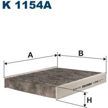 Fıltron K1154A - Polen Filtresi Cmax-Galaxy 1.6-1.8-2.0 Tdci-Mondeo Iv-Smax 1.6-1.8-2.0-2.2 Tdci