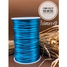 Floş Ip 2 mm (Sıçan Kuyruğu) (1 Bobin 100 Metre) Takı Aksesuar Kolye Bileklik