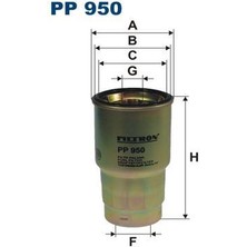 Fıltron PP950 - Yakıt Filtresi Corolla 1.4d-2.0d-2.2d 04 Avensıs 1.9d-2.0td-2.2d 01 Verso 1.4d-2.0d 09