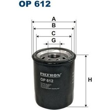 Fıltron OP612 - Yağ Filtresi Nıssan Mıcra Iıı K12 1.2 12V 80HP 03