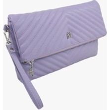 Bayan Linen Portföy Çanta 67-6010 Lila