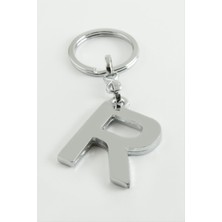 Sepetim Metal Harf Anahtarlık-R