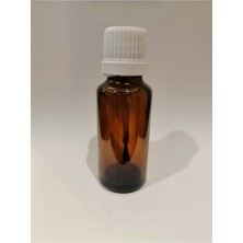 Kahverengi Fırça Başlıklı Cam Şişe, 10CC, 50'li Paket