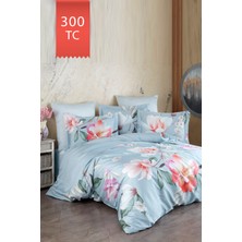 Varol Royal Saten 300TC Nevresim Takımı (Çift Nevresimli) Family Size  - Estiva