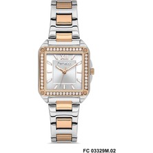 Ferrucci FC03329M.02  Rose Gold Gri Köşeli 25 mm Kadın Kol Saati