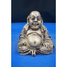 Buda Heykeli – Oturan Buda Biblo | Özel Tasarım Ev & Ofis Dekoratif Aksesuar (15 Cm)