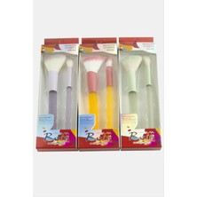 Renkli Allık ve Far Fırçası, 2'li Set, Güzel ve Kullanışlı Ürün