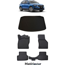 Skoda Karoq 2026 Model 5d Premium Ekstra Havuzlu Paspas ve Bagaj Havuzu Set