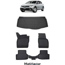 Volkswagen Polo 2022 Model 5d Premium Ekstra Havuzlu Paspas ve Bagaj Havuzu Set