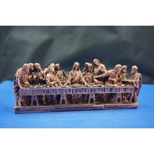 Son Akşam Yemeği Biblo Heykel - Ev Ofis Dekoratif Hediyelik Aksesuar (22X9 Cm)