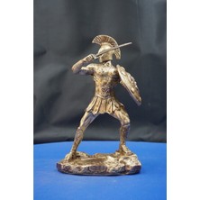 Truva Prensi Hektor Heykel Biblo – Güç ve Cesareti Yansıtan Dekoratif Aksesuar (25 Cm)