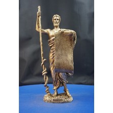 Hipokrat Heykel Biblo – Büyük Boy Hipokrat Heykeli, Doktor Ofis Hastane Dekoratif Aksesuar (33 Cm)