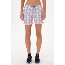 U.S. Polo Assn. Kadın İndigo Örme Şort 50300698-VR028