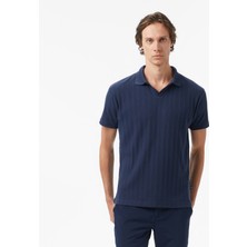 Nautica Erkek Lacivert Classic Fit Polo Yaka T-Shirt K55560T.4NV