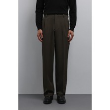 Antioch Haki Relax Fit Baggy Pilili Erkek Pantolon