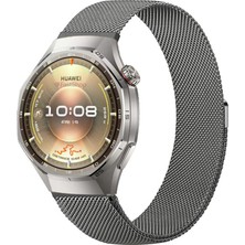 Huawei Watch Gt6 Pro 46MM Uyumlu Milanes Metal Hasır Manyetik Kordon