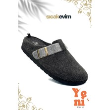 Kadın Kışlık Ev Terliği – Sıcak Tutan, Hafif ve Dayanıklı Şık Peluş Terlik Füme Gri