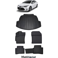 Toyota Corolla 2023 Model 5d Premium Ekstra Havuzlu Paspas ve Bagaj Havuzu Set