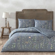 Taç Serelis Ranforce Çift Kişilik Nevresim Takımı Mavi