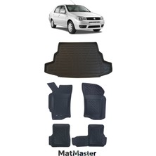 Fiat Albea 2010 Model 5d Premium Ekstra Havuzlu Paspas ve Bagaj Havuzu Set