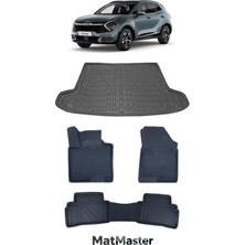 Kia Sportage 2025 Model 5d Premium Ekstra Havuzlu Paspas ve Bagaj Havuzu Set