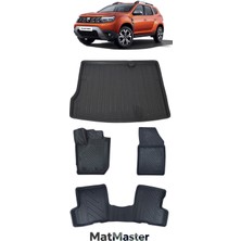 Dacia Duster 4x2 2019 Model 5d Premium Ekstra Havuzlu Paspas ve Bagaj Havuzu Set