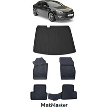 Opel Astra J 2012 Model 5d Premium Ekstra Havuzlu Paspas ve Bagaj Havuzu Set
