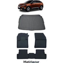 Peugeot 3008 2022 Model 5d Premium Ekstra Havuzlu Paspas ve Bagaj Havuzu Set