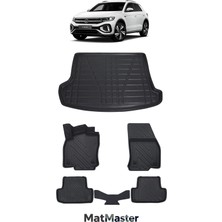 Volkswagen T-Roc 2017 Model 5d Premium Ekstra Havuzlu Paspas ve Bagaj Havuzu Set