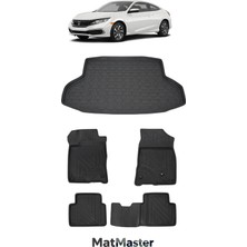 Honda Civic Fc5 2020 Model 5d Premium Ekstra Havuzlu Paspas ve Bagaj Havuzu Set