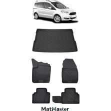 Ford Courier 2022 Model 5d Premium Ekstra Havuzlu Paspas ve Bagaj Havuzu Set