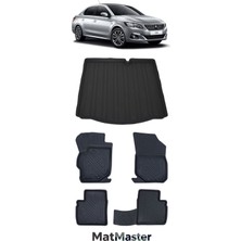 Peugeot 301 2018 Model 5d Premium Ekstra Havuzlu Paspas ve Bagaj Havuzu Set