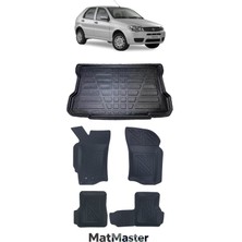 Fiat Palio 2008 Model 5d Premium Ekstra Havuzlu Paspas ve Bagaj Havuzu Set