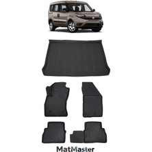 Fiat Doblo 2010 Model 5d Premium Ekstra Havuzlu Paspas ve Bagaj Havuzu Set