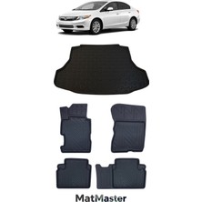 Honda Civic Fd6 2011 Model 5d Premium Ekstra Havuzlu Paspas ve Bagaj Havuzu Set