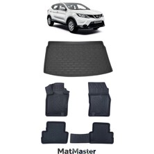 Nissan Qashqai 2013 Model 5d Premium Ekstra Havuzlu Paspas ve Bagaj Havuzu Set