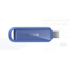 Sandisk SDIXS0N-256G-GN6ND 256GB Phone Drive With USB-C-128GB (Maritime Blue) Flash Bellek