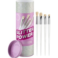 Parlak ve Şık 4'lü Göz Fırçası Seti, Profesyonel Makyaj Deneyimi Için Ideal