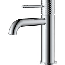 Krom Farklı Tasarım Lavabo Bataryası